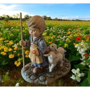 Goebel O Come All Ye Faithful Young Boy Shepherd Figurine 1997 BH 51 Vintage